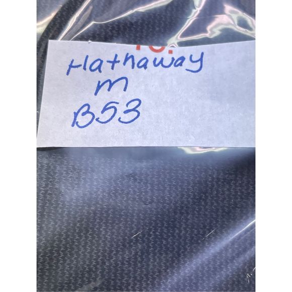 Hathaway 1/4 Zip Shirt Sweater Men Medium Gray Long Sleeve High Neck‎ - Picture 11 of 11